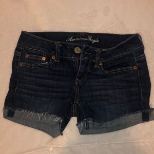 denim shorts